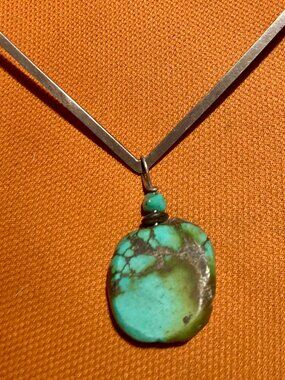 authentic Daniel Espinosa silver/Turquoise necklace